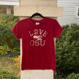 OHIO STATE UNIVERSITY 100% cotton ladies t-shirt size M